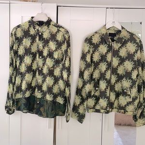 H&M men’s Trend matching bomber & shirt set